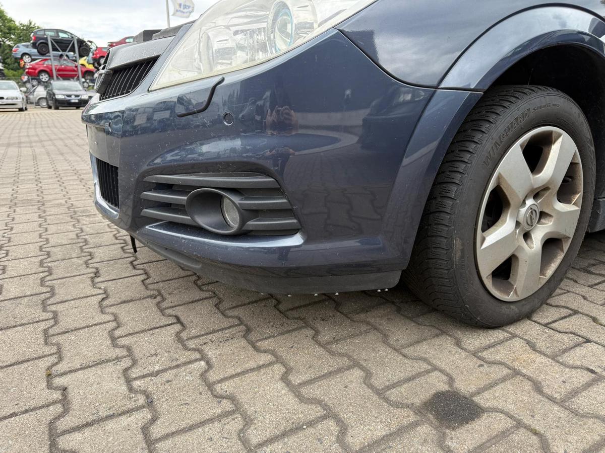 Opel Vectra C original Stoßstange Stoßfänger vorn Z168 Metroblau Facelift BJ06